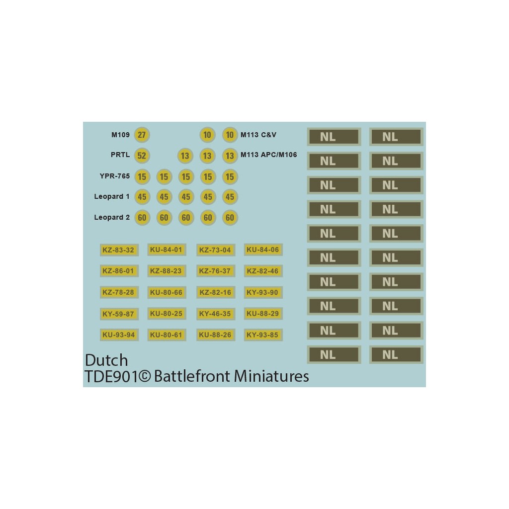 Team Yankee - Dutch Leopard 2 Tank Platoon