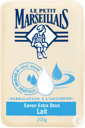 Le Petit Marseillais Savon Extra Doux Fabrication À L'Ancienne Lait 200g