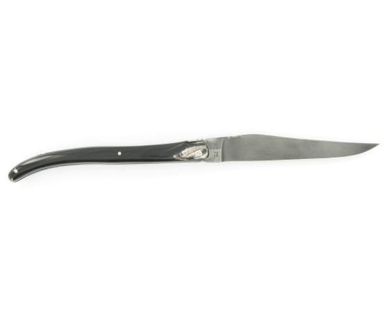 Laguiole 14 cm - Acier Carbone - Corne Plein Manche Couteau de poche par Laguiole en Aubrac