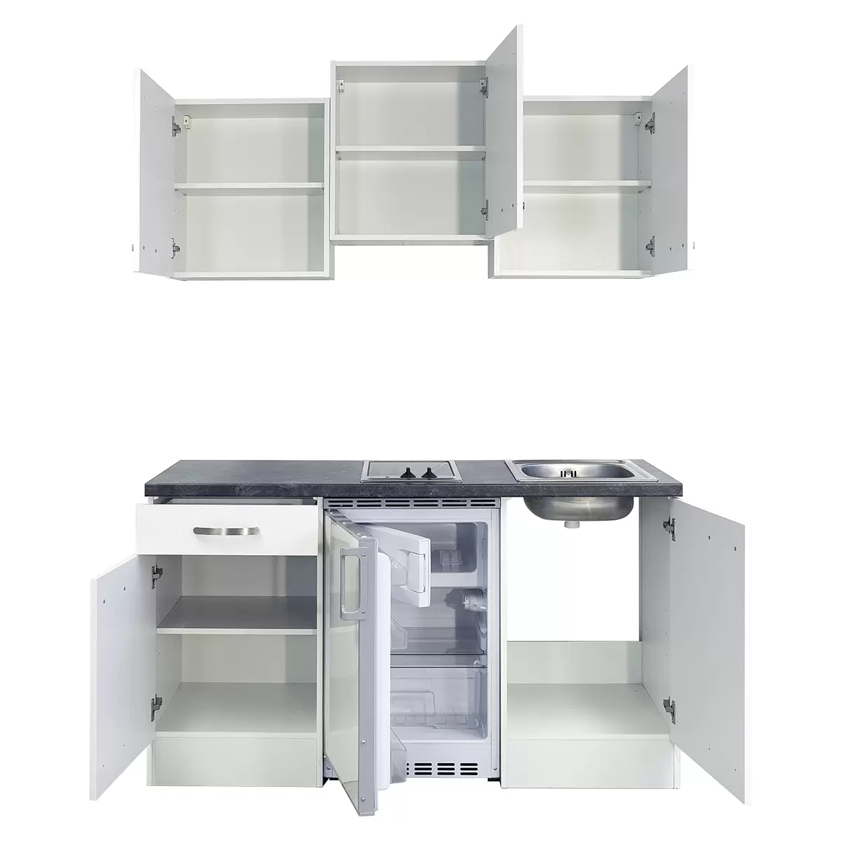 Küchenzeile 150 cm Alba G-150-1001-002-ALBA Alba