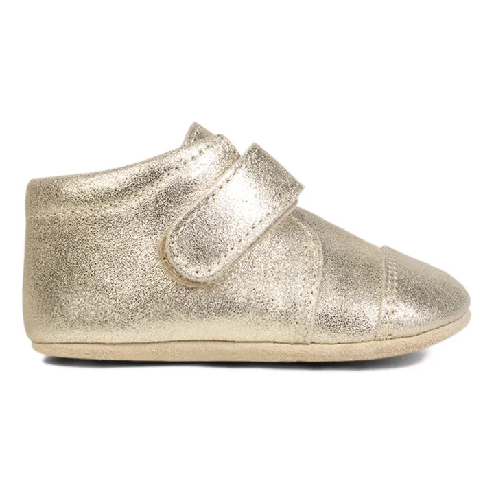 Petit Nord Chaussons Scratchs | Doré