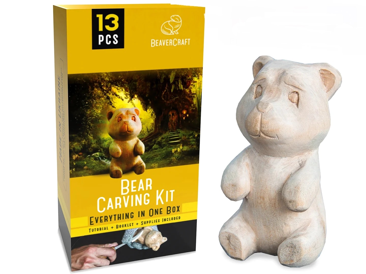 Beavercraft Spikkesett, Bjørn<br>Morsomt Prosjekt for store og små!