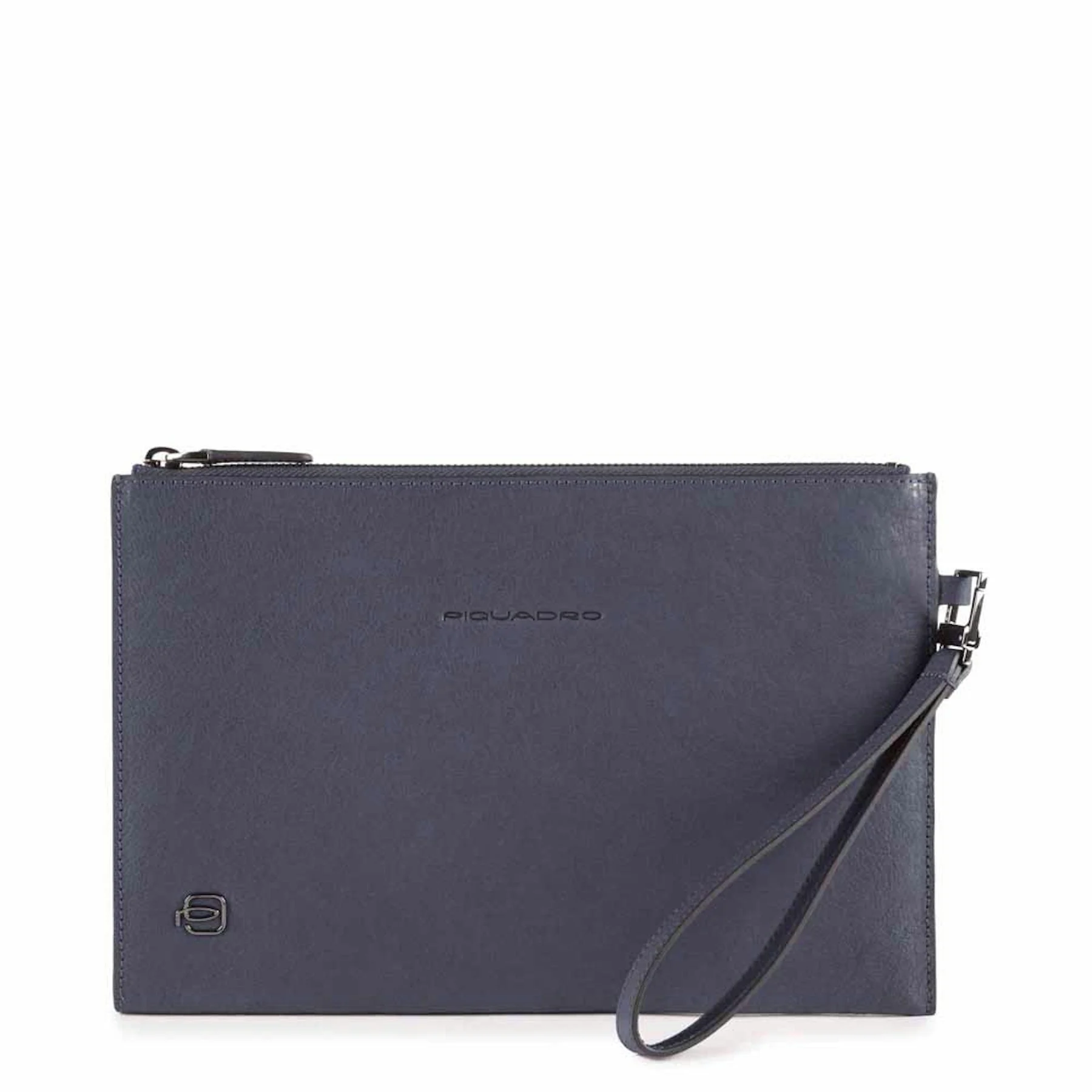 Pochette en cuir | Bleu