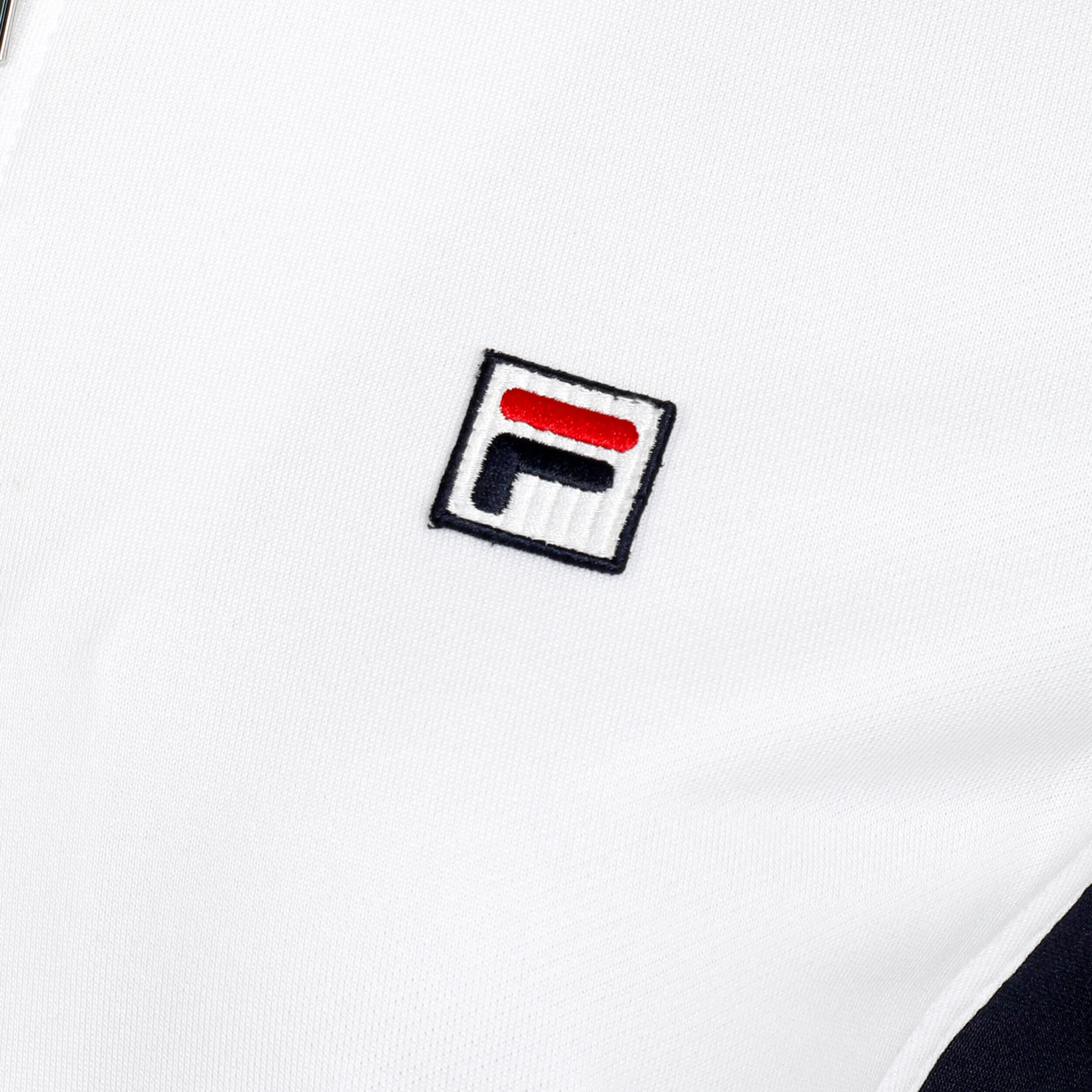 Fila Georgina Veste De Survêtement Femmes - Blanc , Bleu Foncé