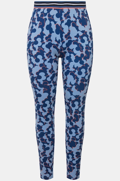 Loungewear-Leggings, 2er-Pack, uni/Muster