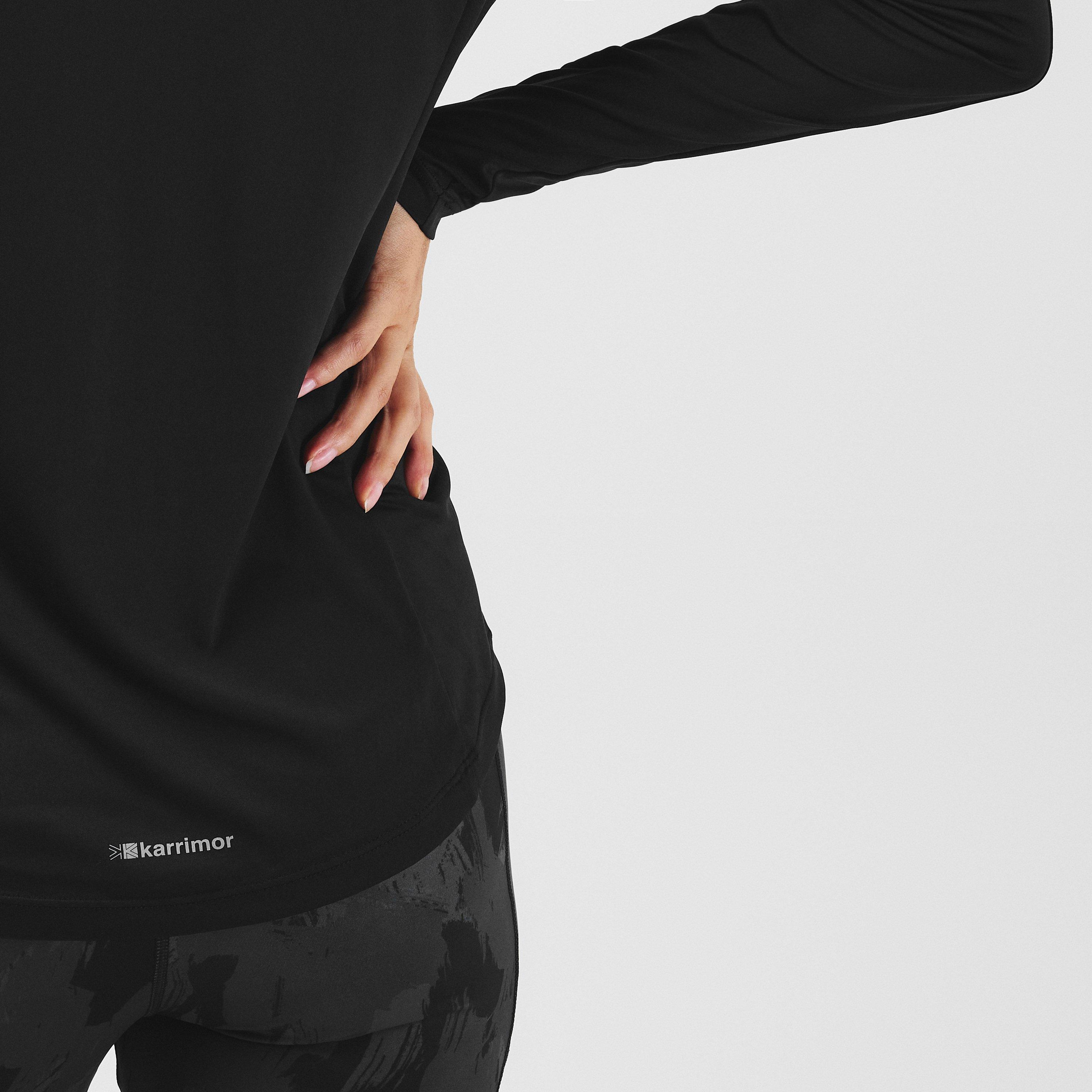 Karrimor LongsleevequarterZip Top Ladies