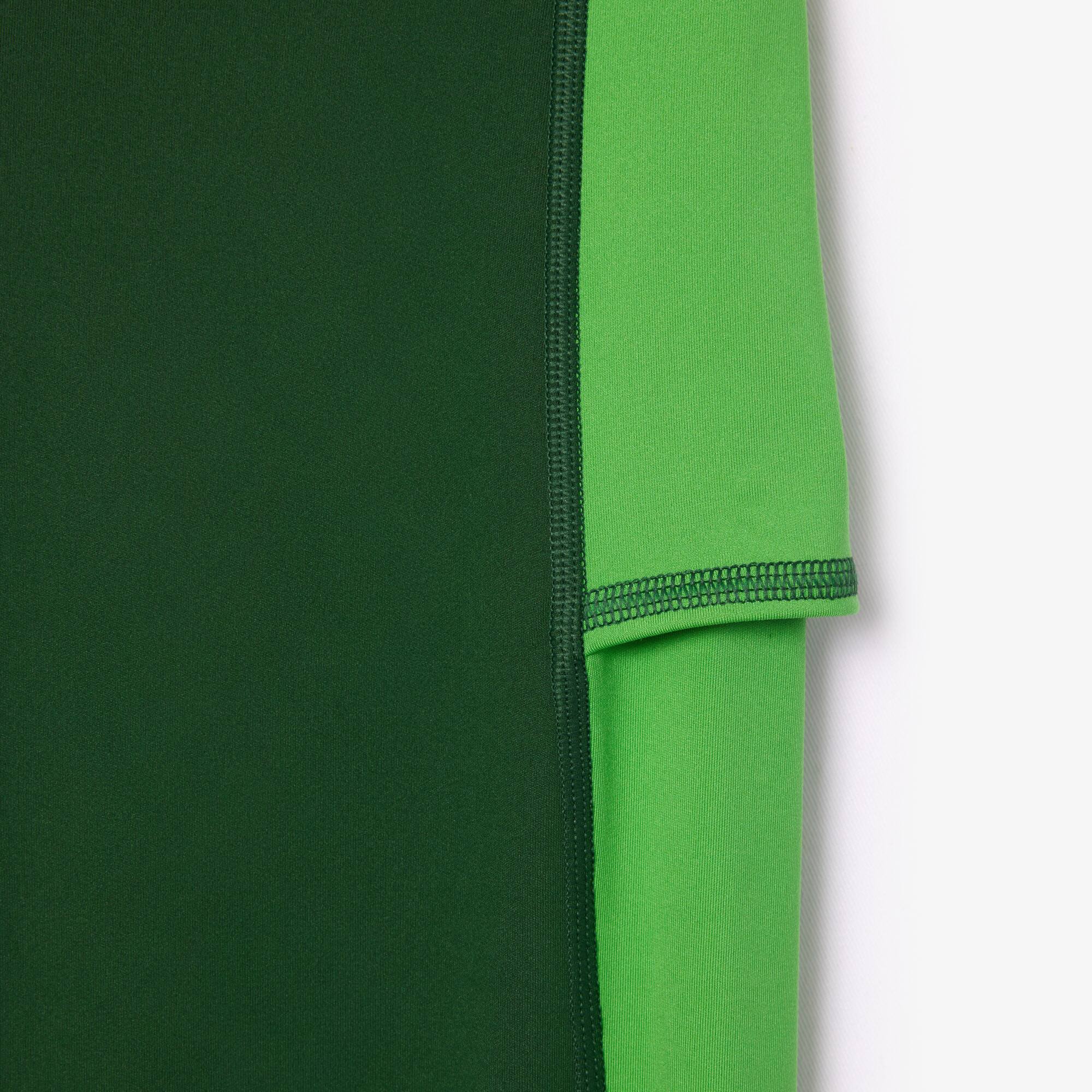 Colourblock Ultra-Dry Stretch Sport-Leggings Traningshosen - Grün - Lacoste - Damen