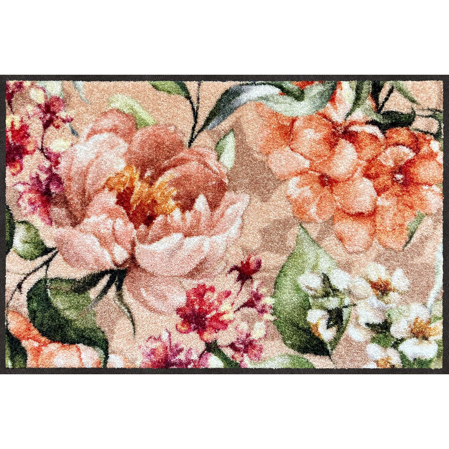 Türmatte Florina mit buntem Blumenmotiv