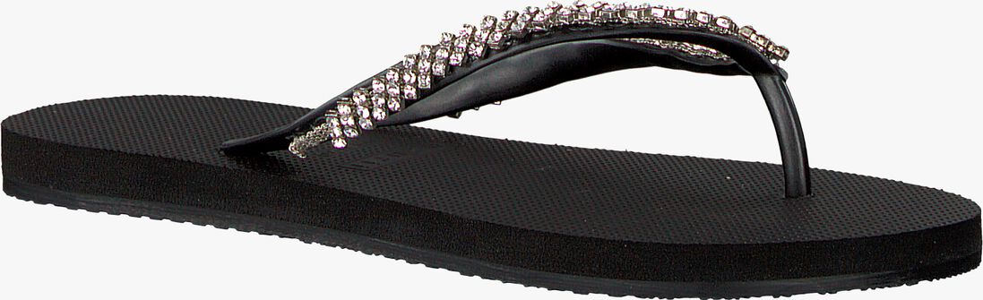 UZURII zwarte uzurii teenslippers white classic