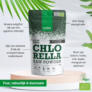 Purasana Vegan Chlorella Raw Powder 200GR