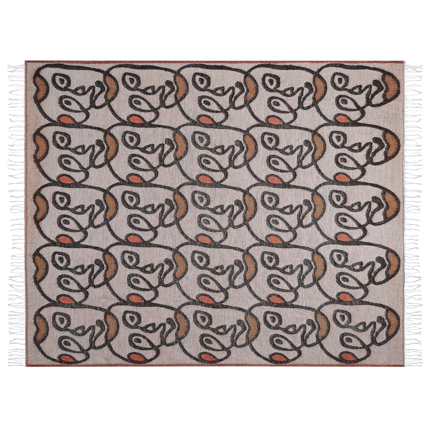 Beliani - JAMUNE - Plaid - Multicolor - 130 x 170 cm - Polyester