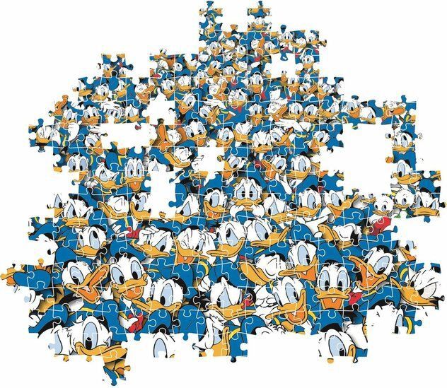 Clementoni - Disney Donald Duck - Puzzel - 1000 Stukjes - 70 x 50 cm
