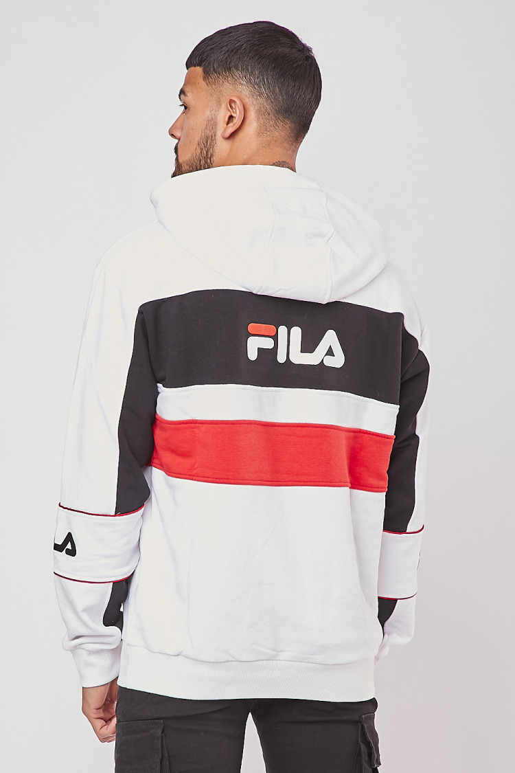 Sweat à capuche Tan Hoodie FILA White
