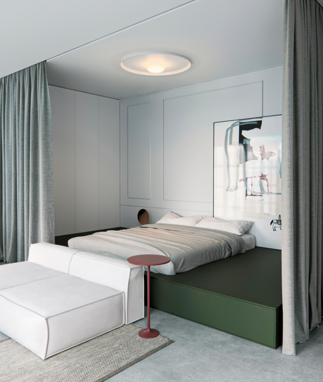 Vibia Top 1170 plafondlamp Ø90 LED White