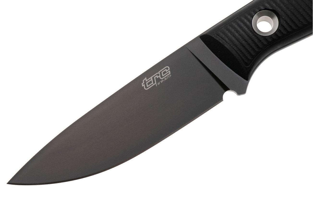 TRC Knives Classic Freedom FFG, DLC M390, Black G10, outdoor mes