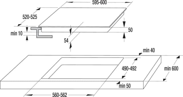 Hisense Kogeplade HI6442BSCWF