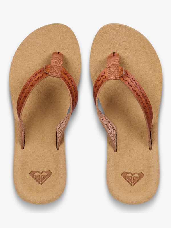 Porto Motif Sandales Beige Femme