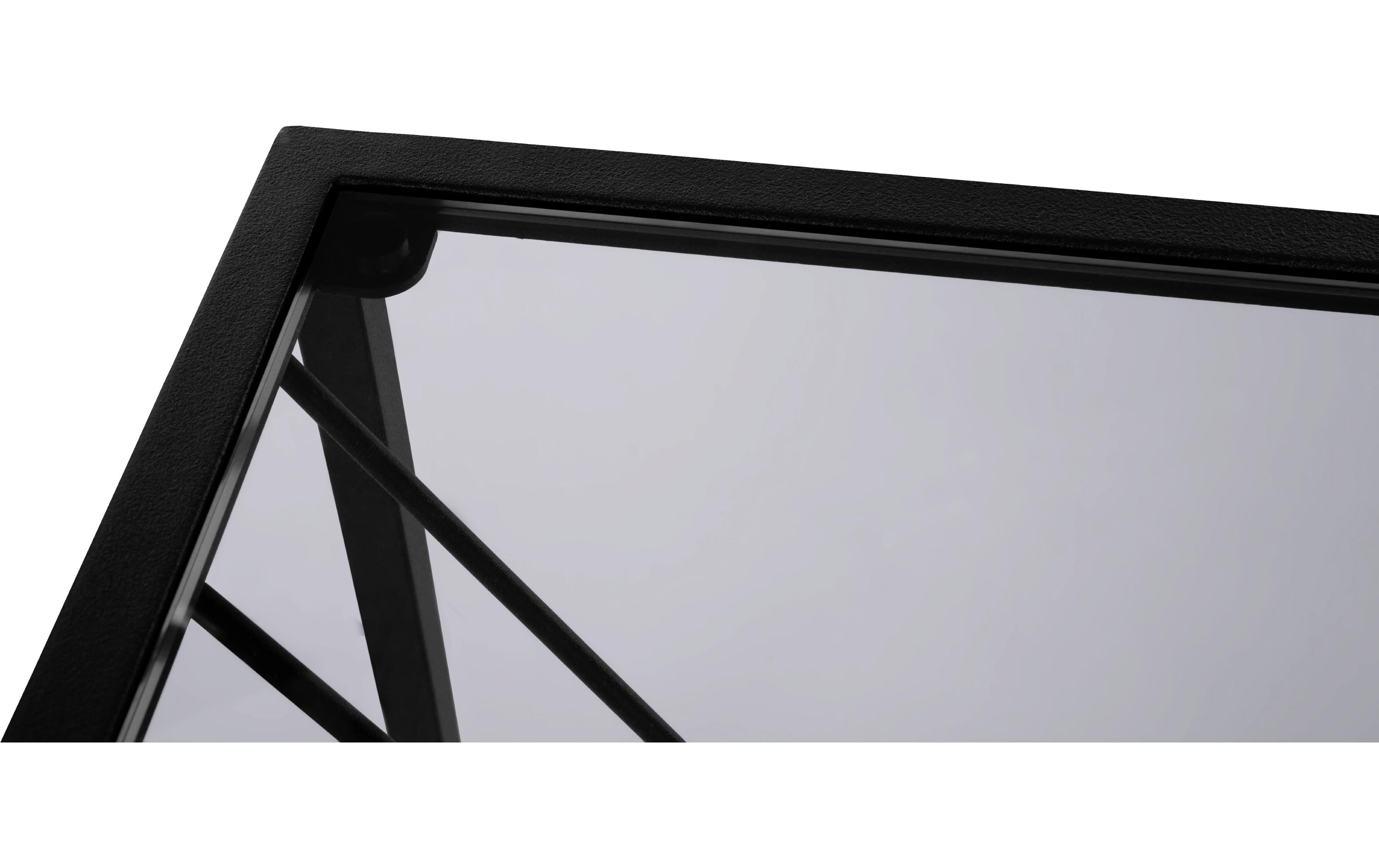 Beistelltisch Otawara Ø 45.5 x 55 cm, Schwarz<br>Quadratischer Beistelltisch für vielseitige Nutzung im Raum