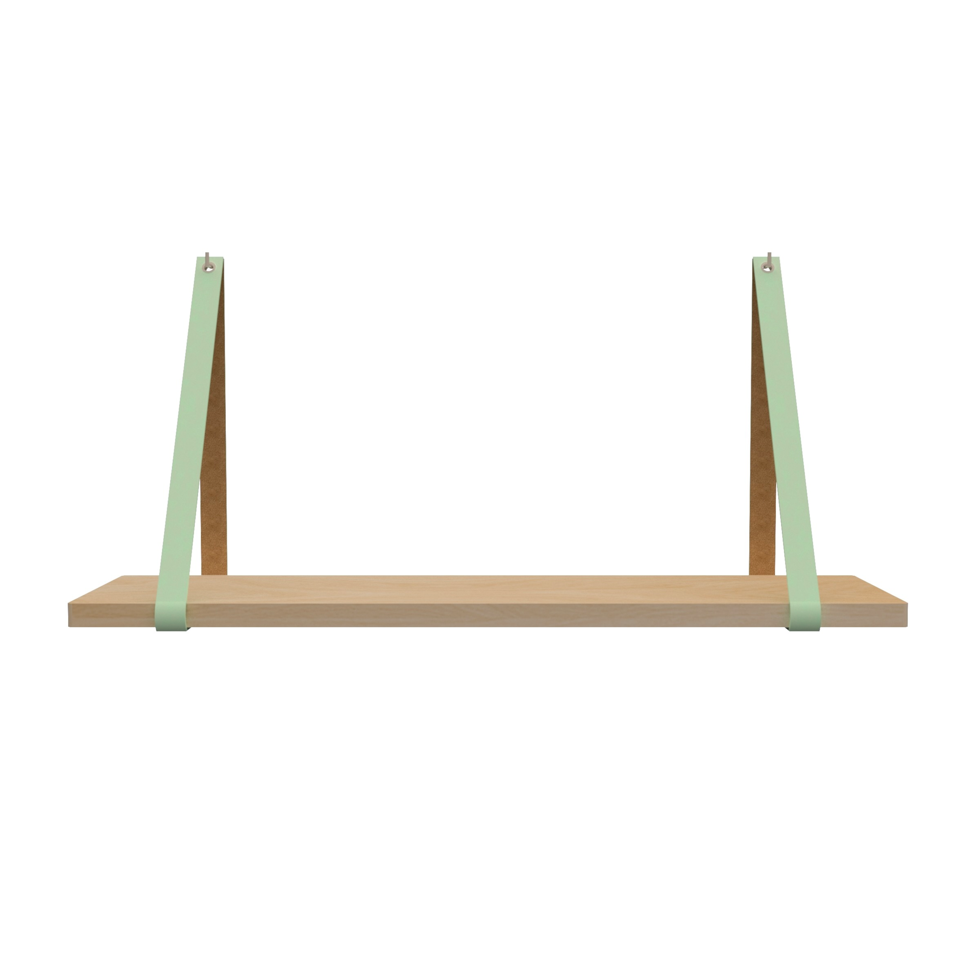 Leren plankdragers (set van 2) MINT