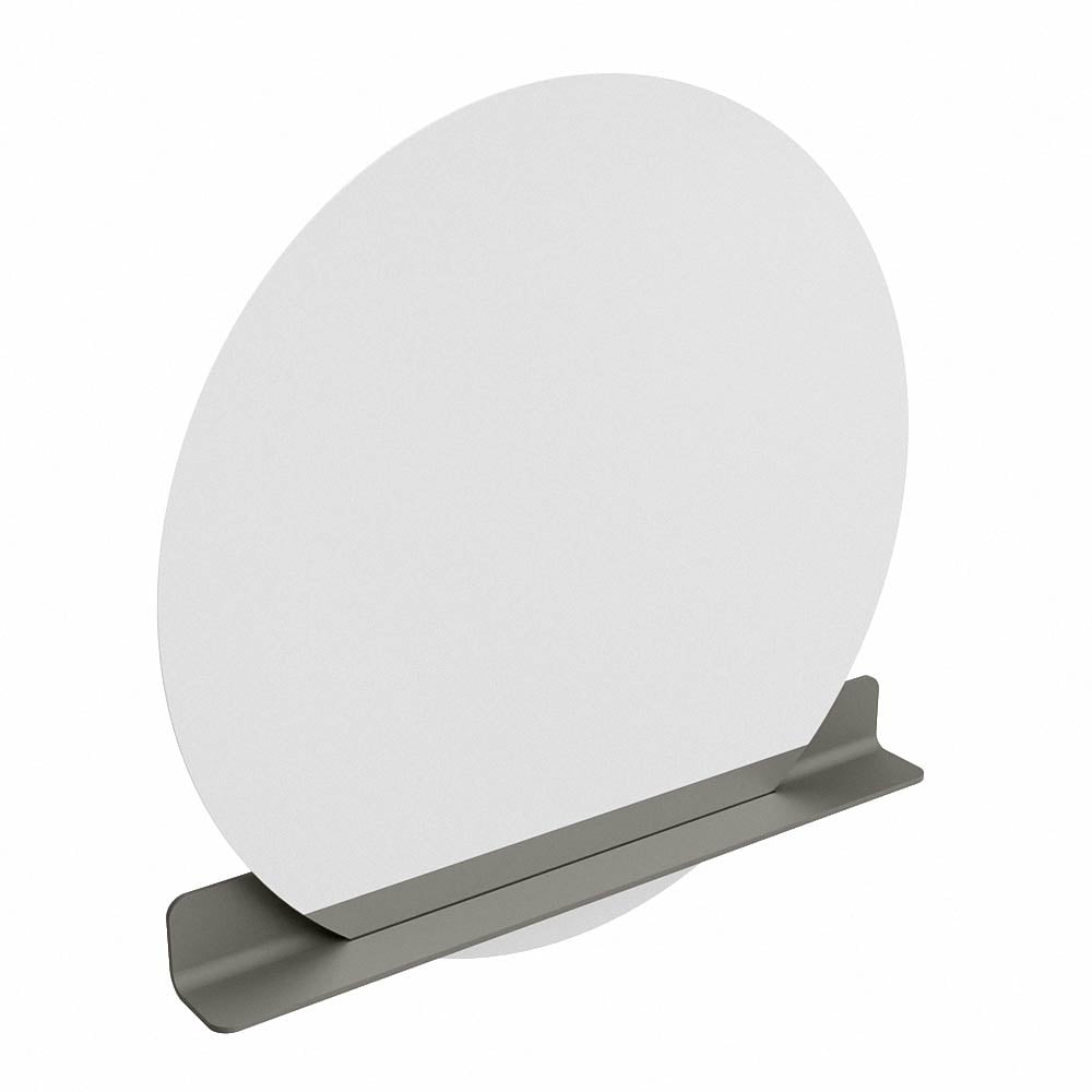 Mondiaz Spot spiegel rond Ø110cm met planchet smoke