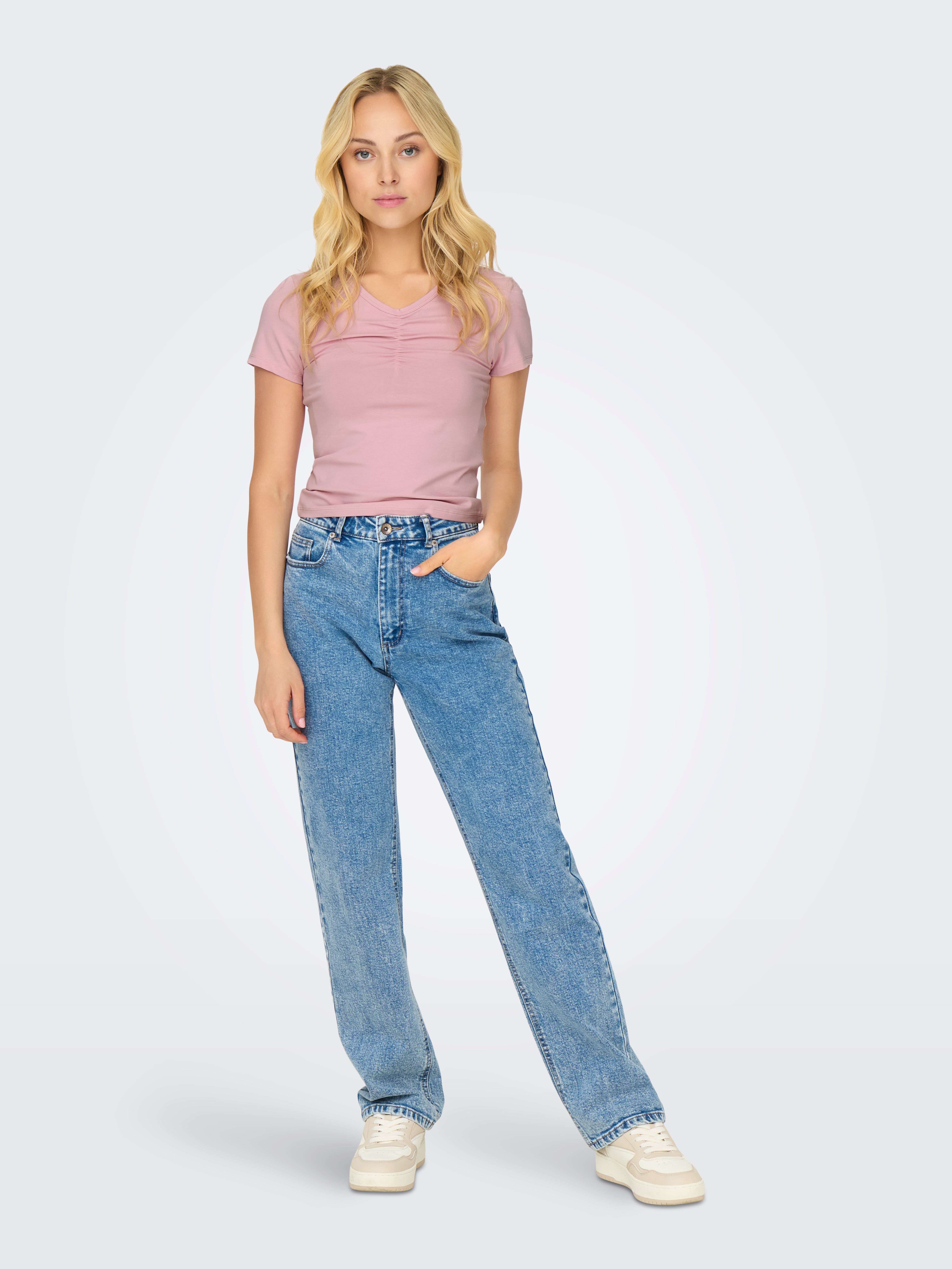 ONLLIVE Top Bleached Mauve