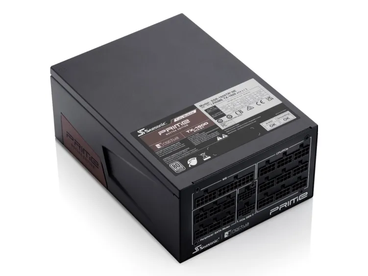 Seasonic Prime TX-1600 Noctua Edition, 1600 W, 100 - 240 V, 50/60 Hz, 15 A, 125 W, 1600 W
