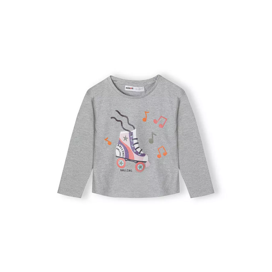 MINOTI Longsleeves Grau Meliert