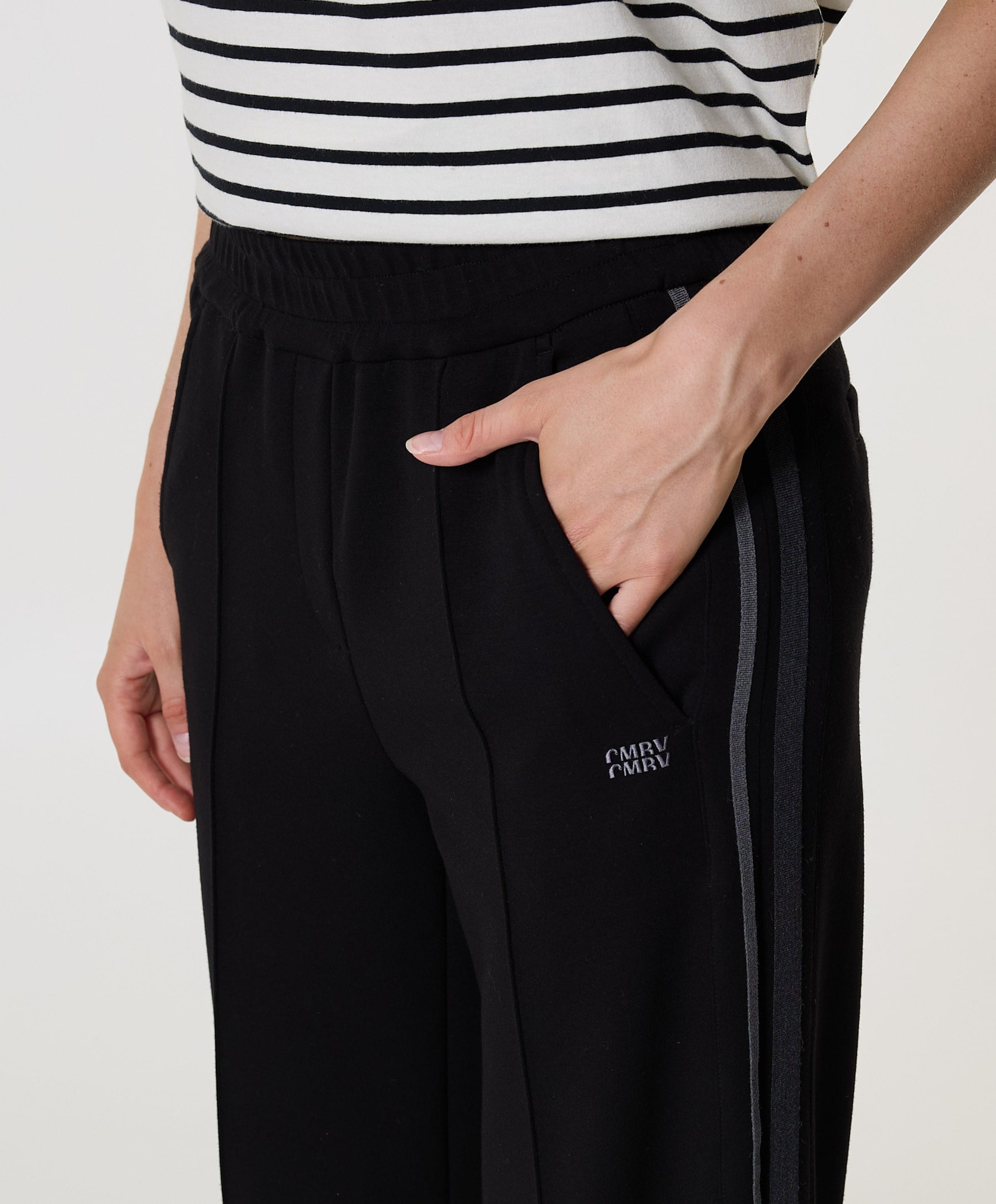 Cambio Amelia dames broek zwart