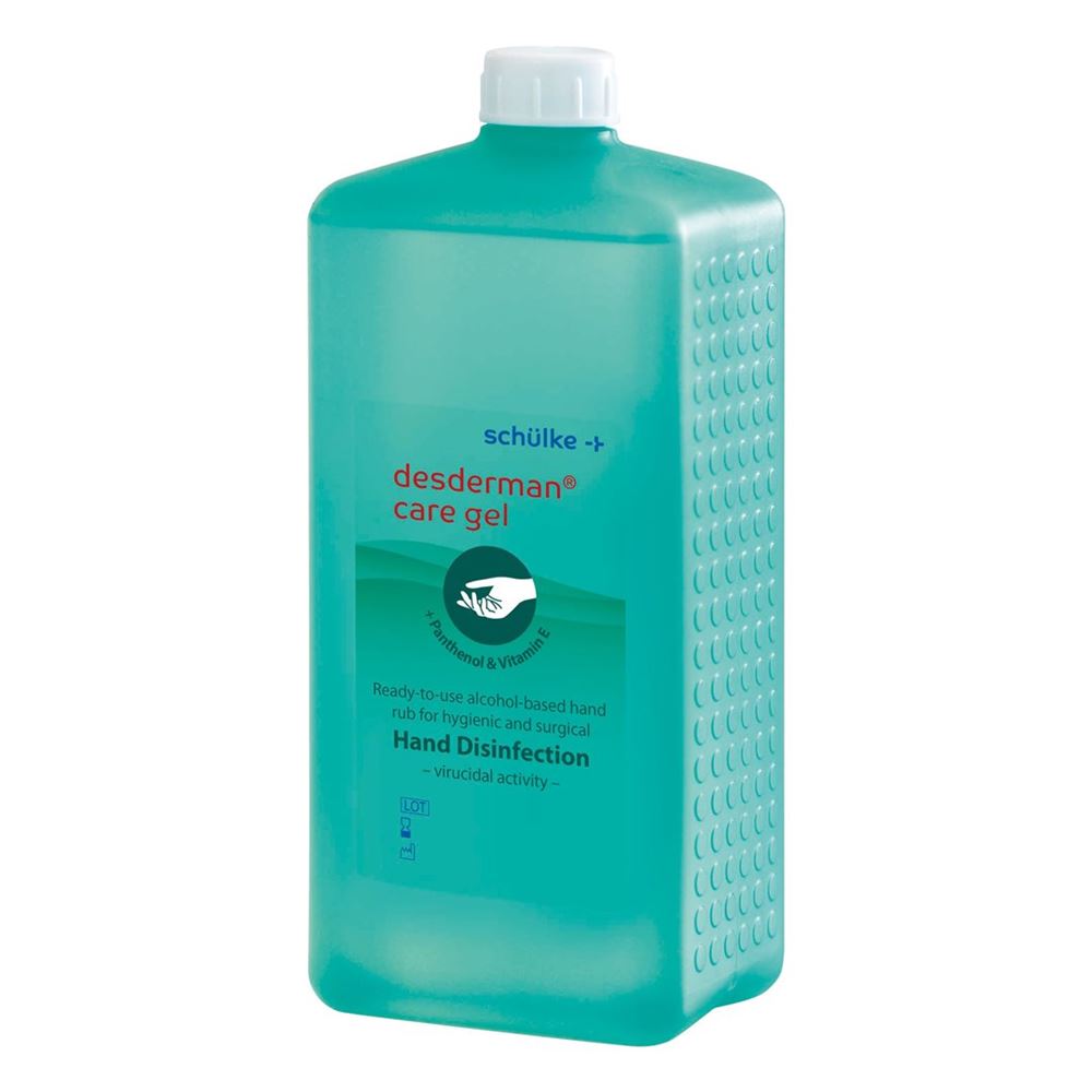 Desderman care<br>1 l, Euro Flasche, Gel, deutsch/französisch/englisch/portugiesisch