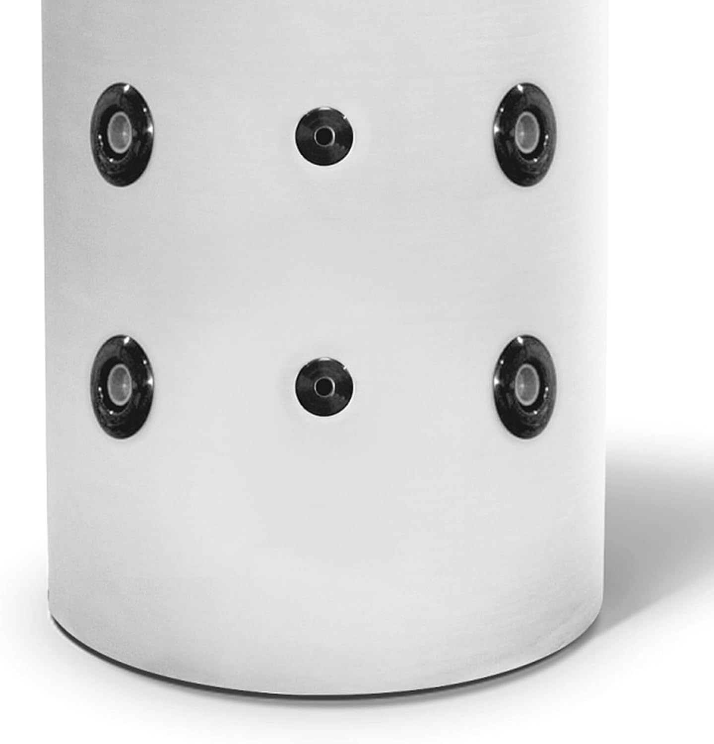 SUNEX® Pufferspeicher FISH S4 100l | Hängend | Für Wärmepumpen & Heizsysteme | Ohne Wärmetauscher | PU-Isolierung 29mm | PVC-Mantel | Ø471×906mm | 95°C | 3bar