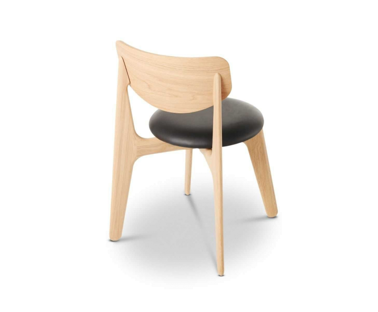 Tom Dixon Slab Side chair stoel gestoffeerd naturel