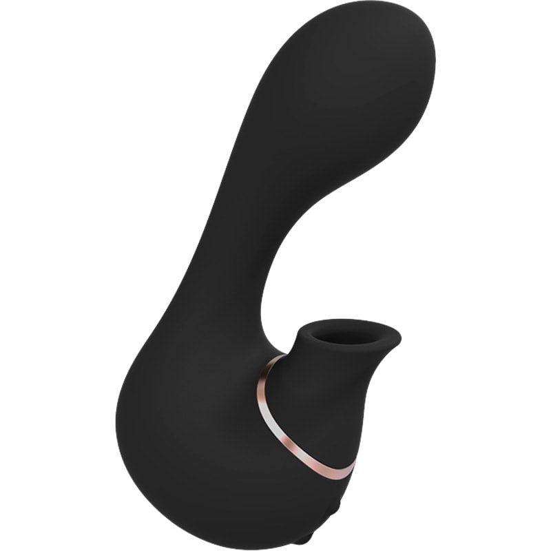 Vibromasseur point G & stimulateur de clitoris - Mythical - Noir