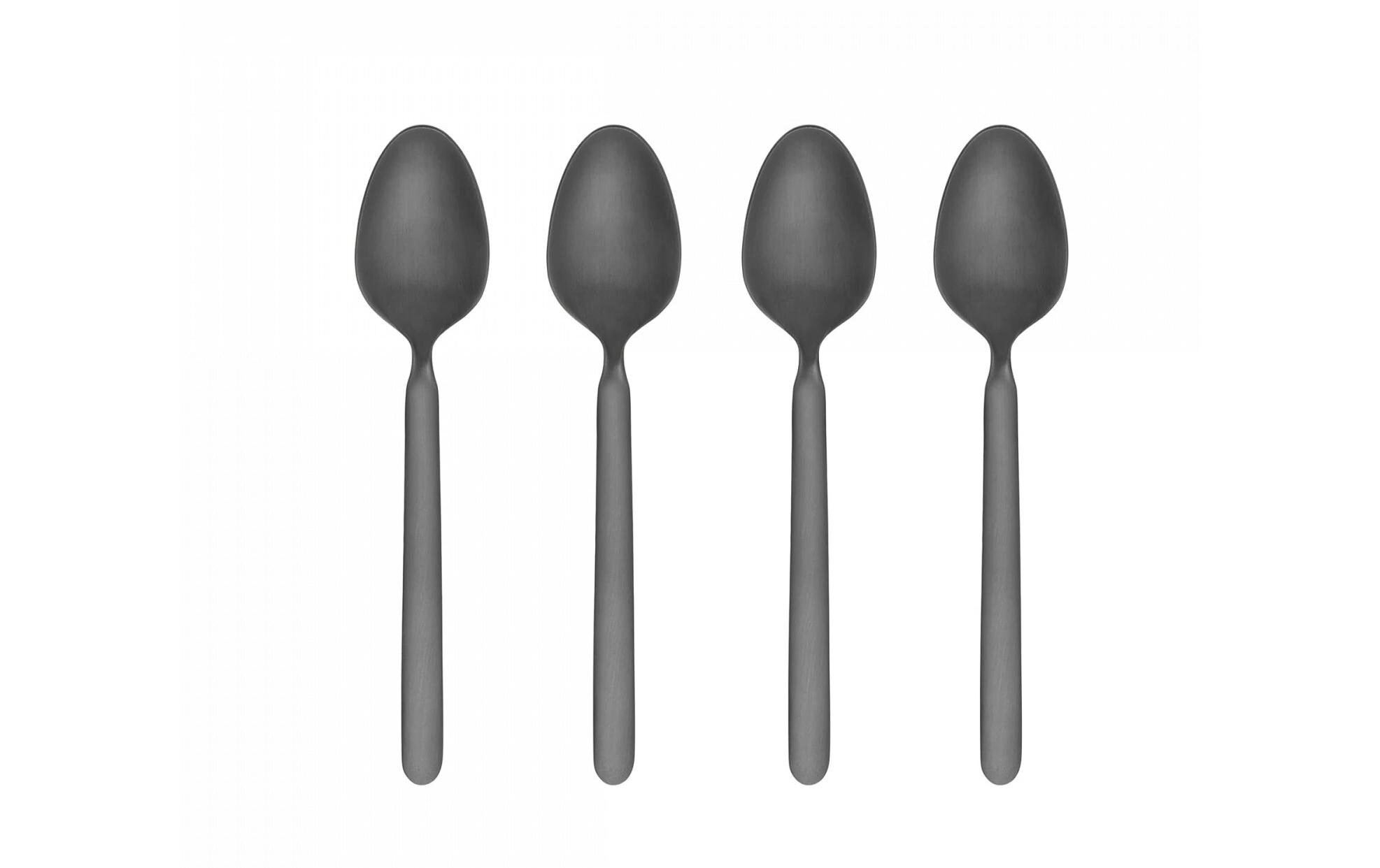 Espressolöffel Stella 4 Stück, SchwarzEspressolöffel-Set