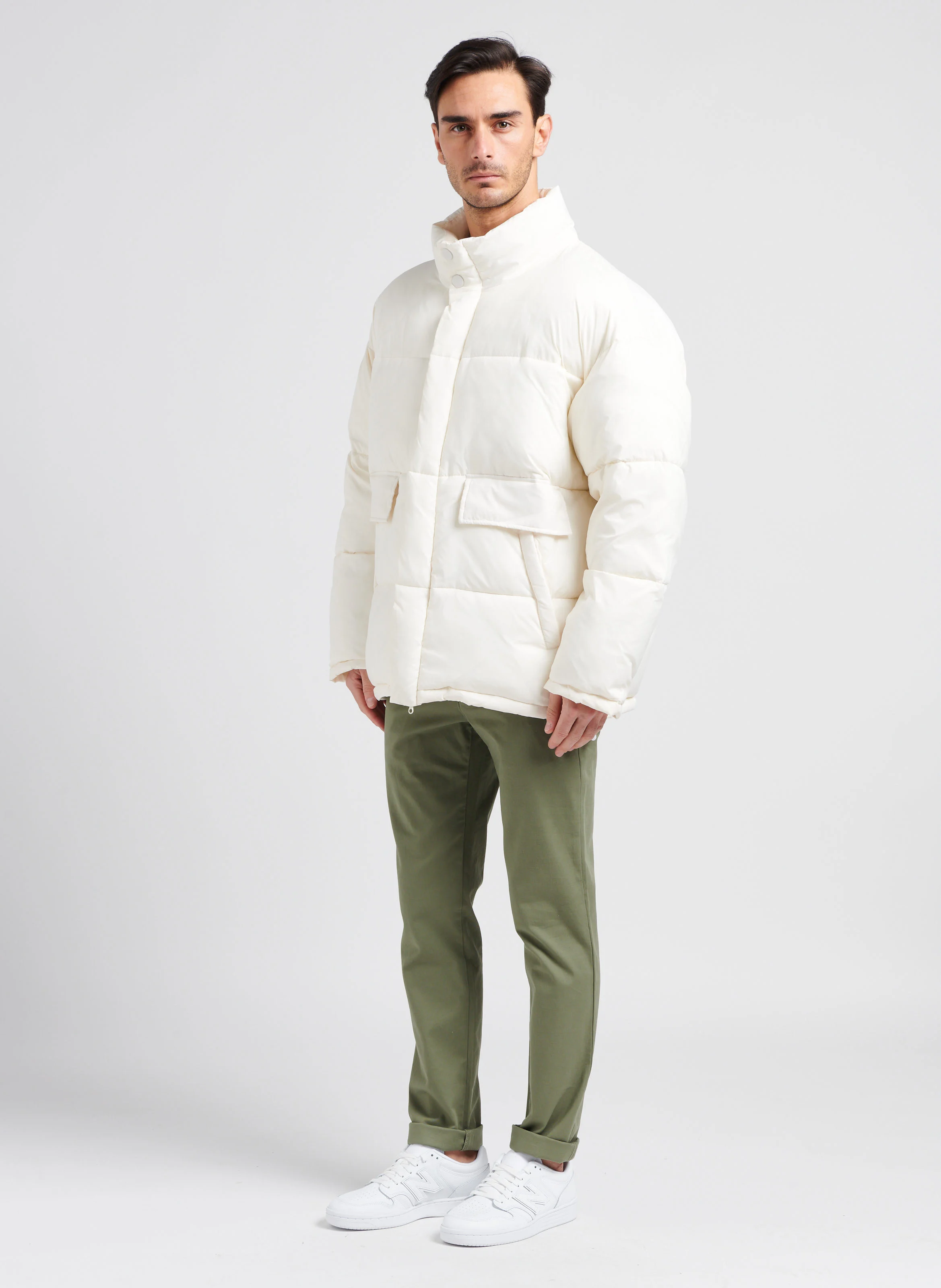 480 - Baskets basses en cuir | Blanc