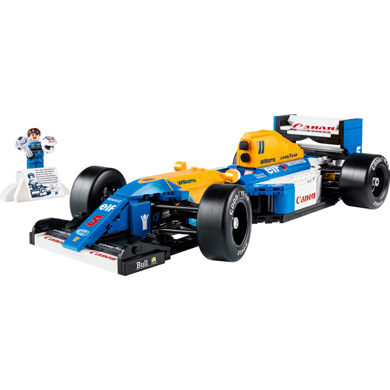 LEGO® Icons 10353 Williams Racing FW14B mit Nigel Mansell - Modellauto ab 18 Jahren