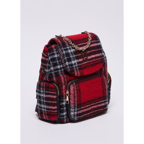 Liu Jo - Mochila de cuadros escoceses Rojo
