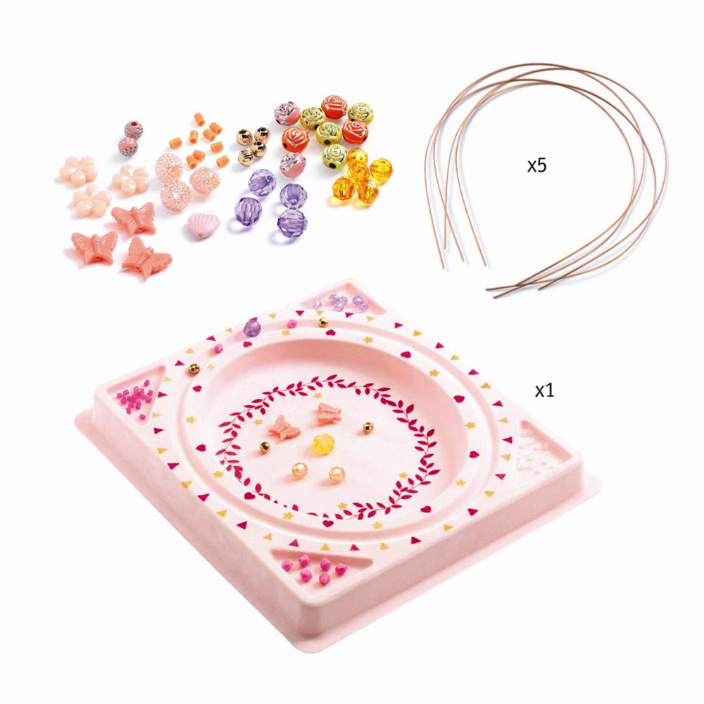 Køb Djeco Kreativ Perler - Smukke Hårbøjler