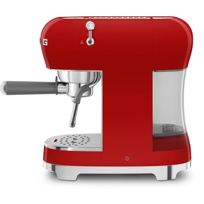 SMEG Espresso-Kaffeemaschine 50's Style ECF02RDEU Rot