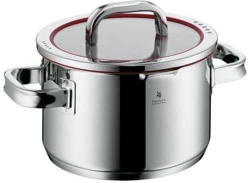 WMF Function 4 Kookpannenset - 5-delig - RVS - Rood