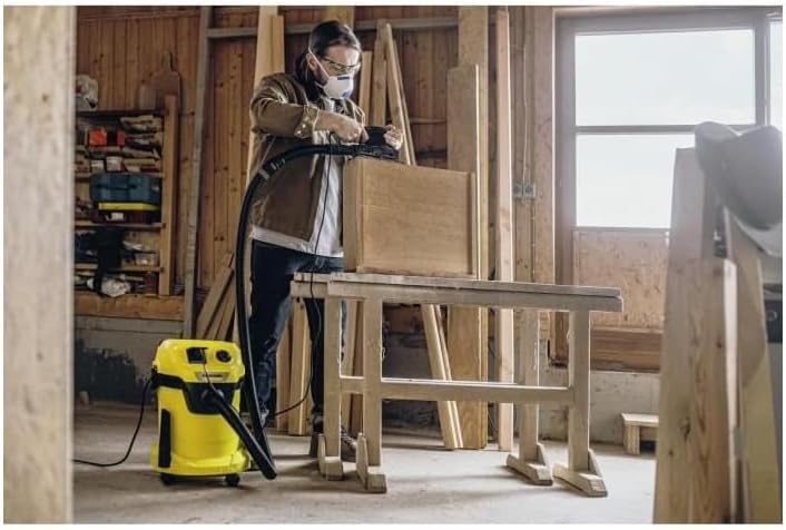 Nass- und Trockensauger KARCHER WD 3 P V-19/4/20 - Behälter aus Polypropylen 19 L - 1000 W (tragbare Steckdose)