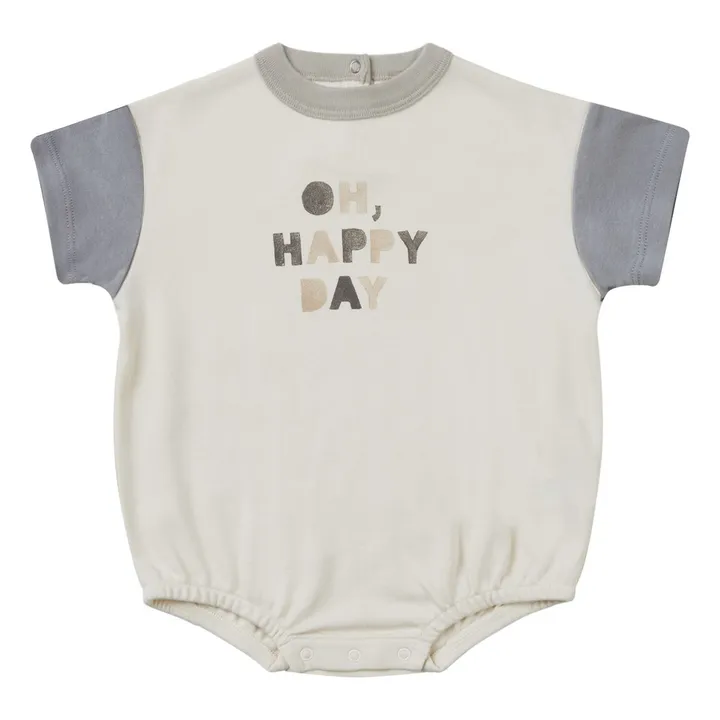 Quincy Mae Barboteuse Happy Day | Ivoire