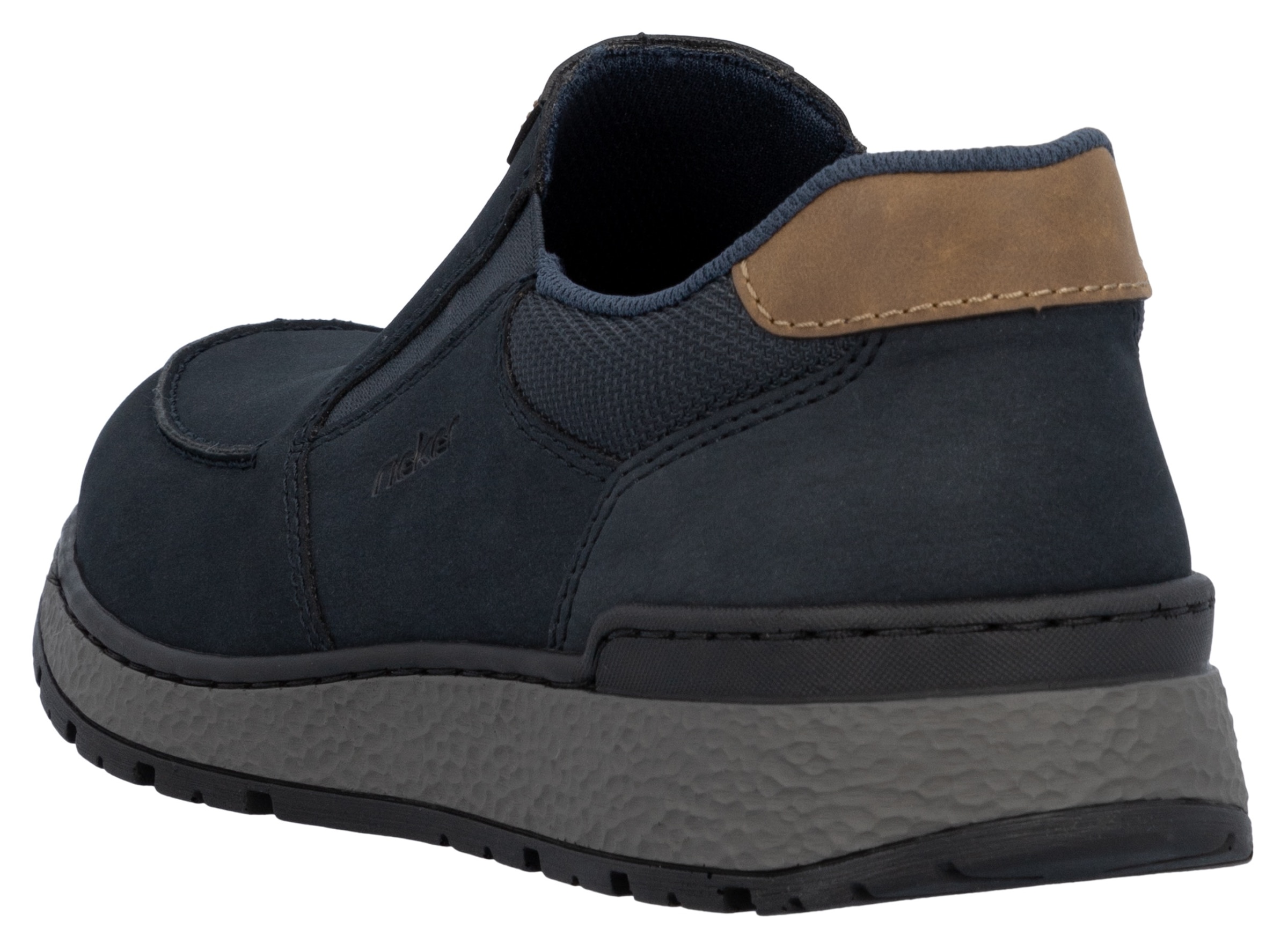 Rieker Slipper  mit kontrastfarbenen Besätzen, bequeme Form