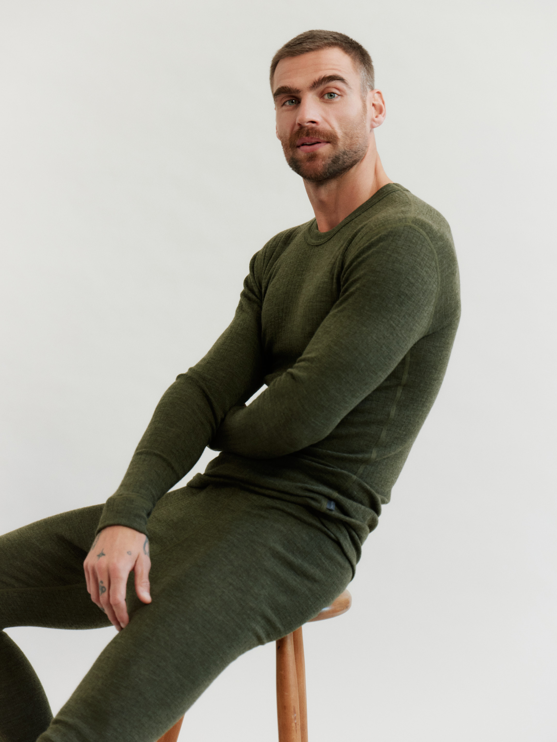 Legging van merinowol voor heren