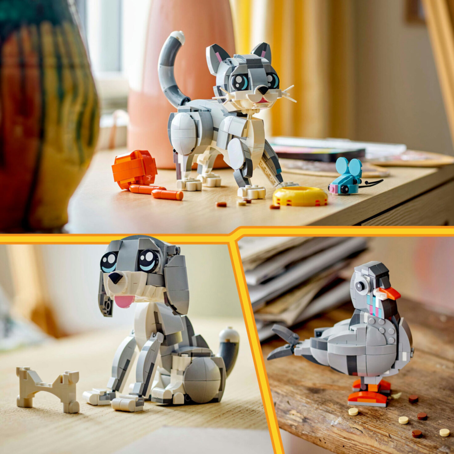 LEGO® Creator 31163 3in1 Graue Katze 8+ Jahren