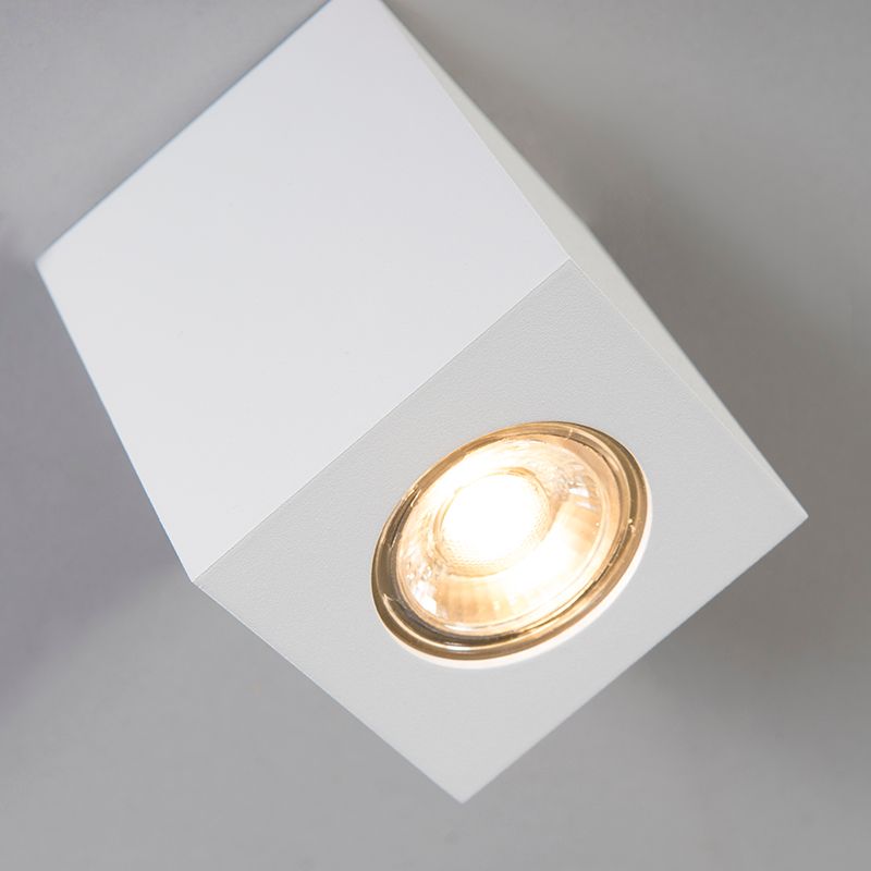 Design opbouwspot wit GU10 50mm - Quba 2