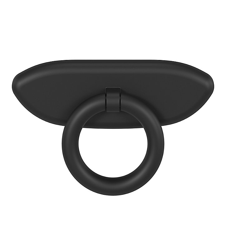 Bouton de meuble Armel GoodHome noir Ø6cm x l.3.7cm x H.1cm