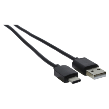 Q-link datakabel 2.0 USB-A MA type-C 1.5 meter zwart