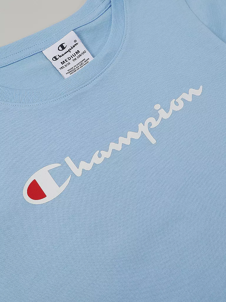 CHAMPION Mädchen T-Shirt hellblau