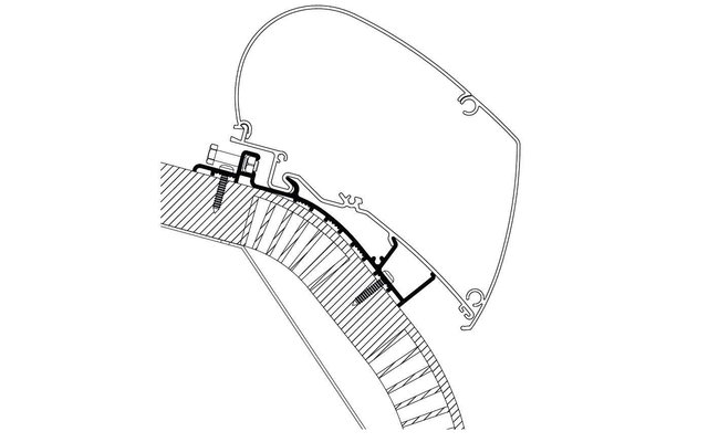 Thule Markisenadapter Carthago C-Line ab 2014