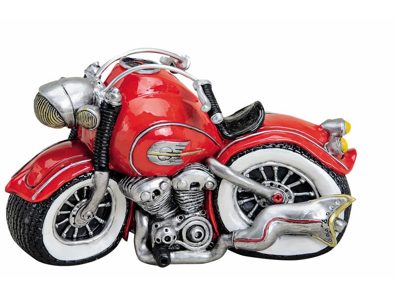 G. Wurm Spardose Motorrad 10 x 21 x 13 cm Sparkasse für das aufbewahren von Geld